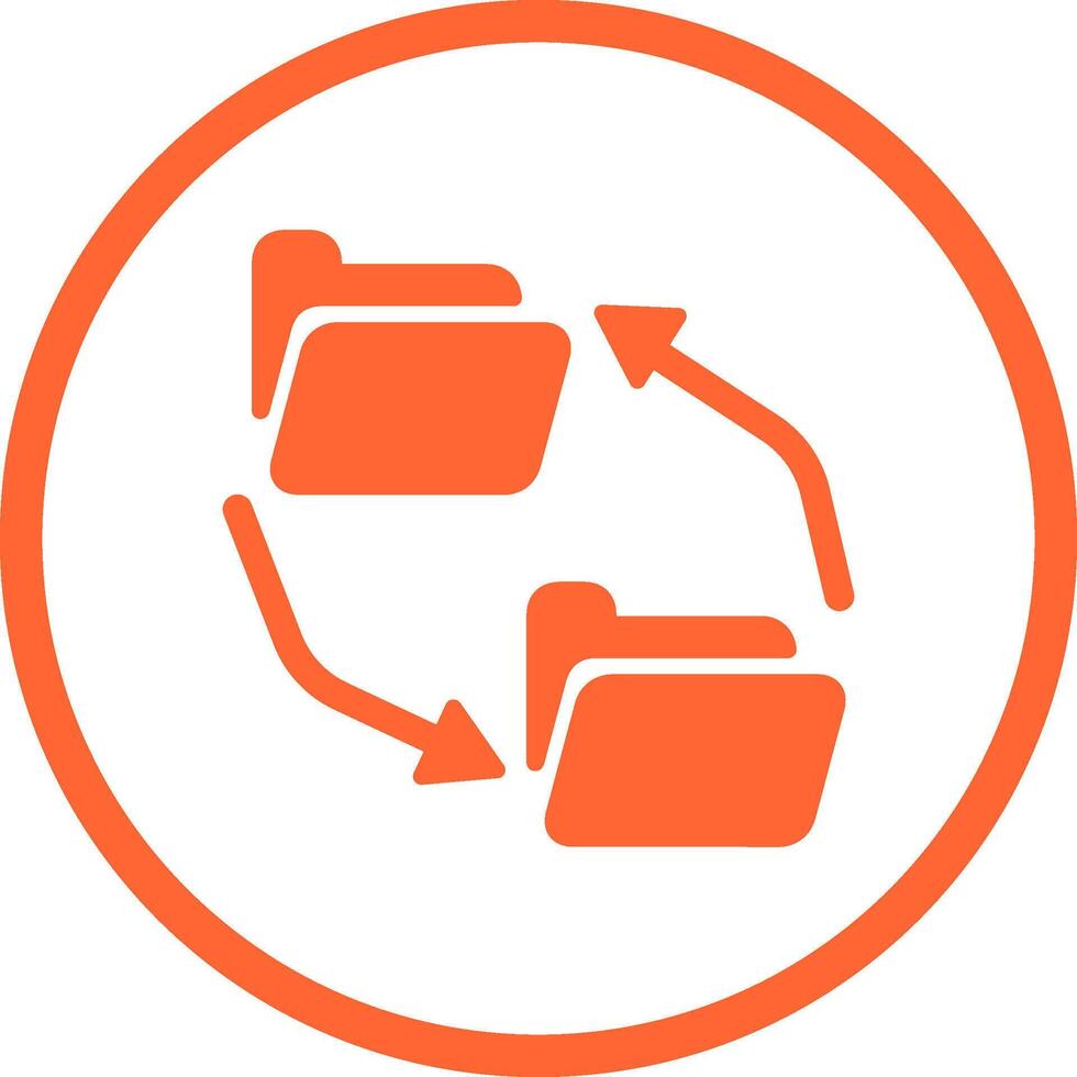 Data Exchange Vector Icon