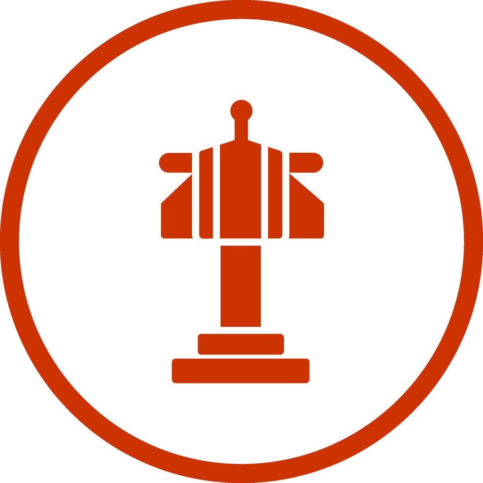 icono de vector de torre de control de aire