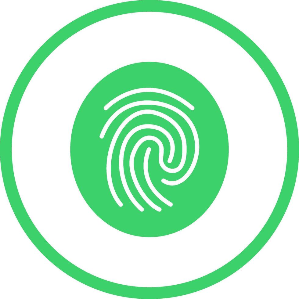 Fingerprint Vector Icon
