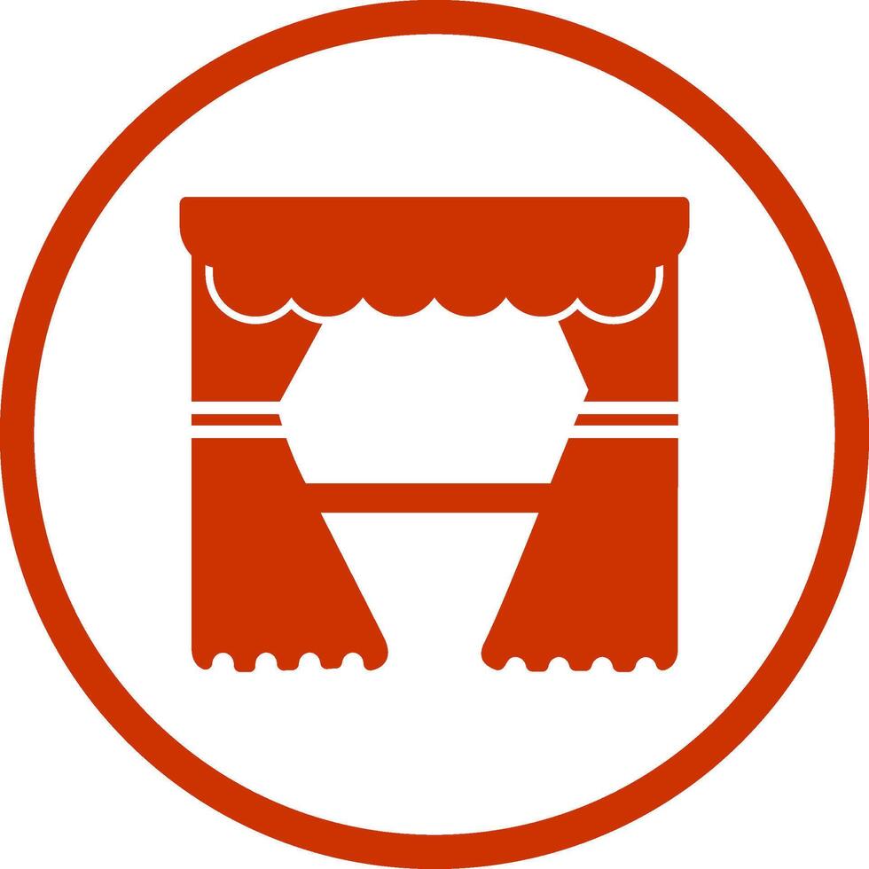 Curtains Vector Icon