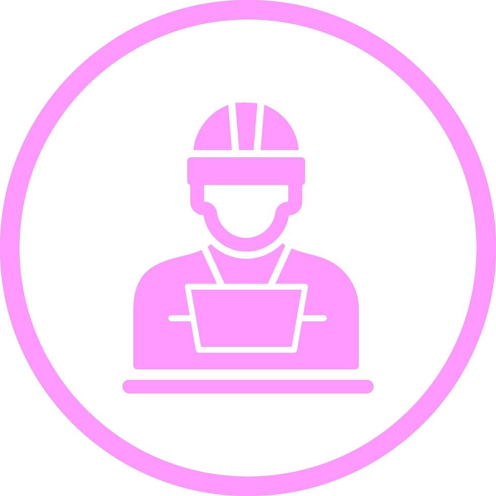 industria trabajador ii vector icono