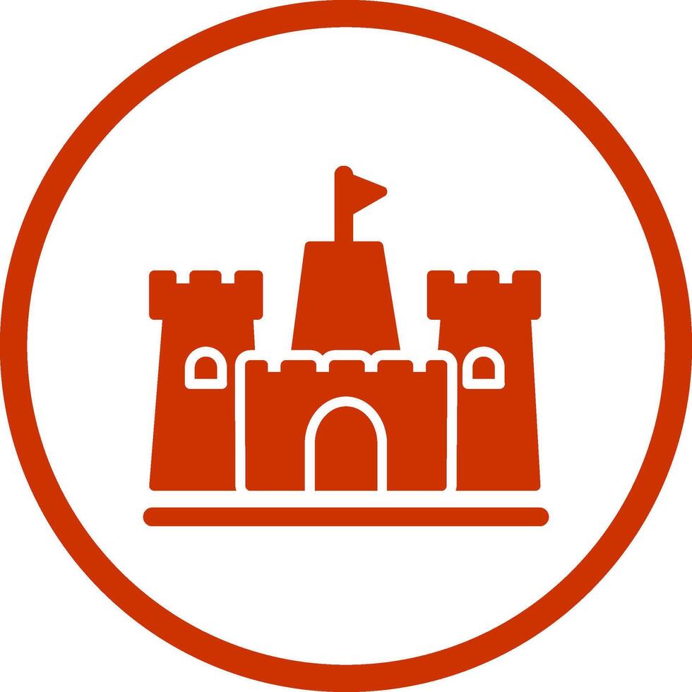 Sandcastle Vector Icon