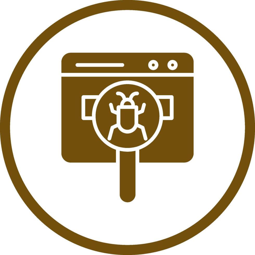 Web Bug Vector Icon