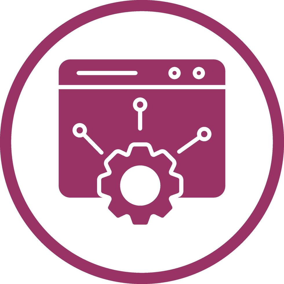 Web Setting Vector Icon