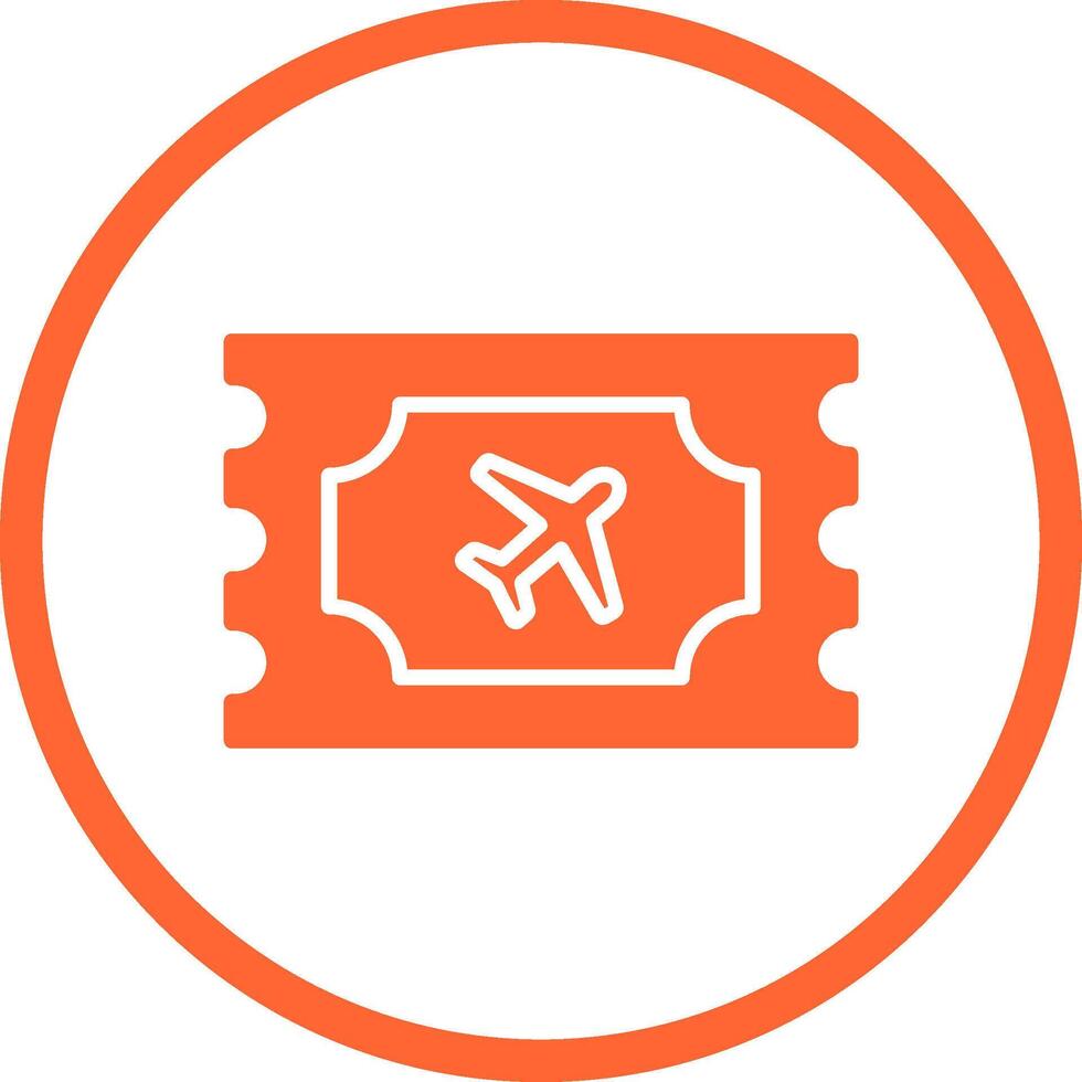 Plane Tickets Vector Icon