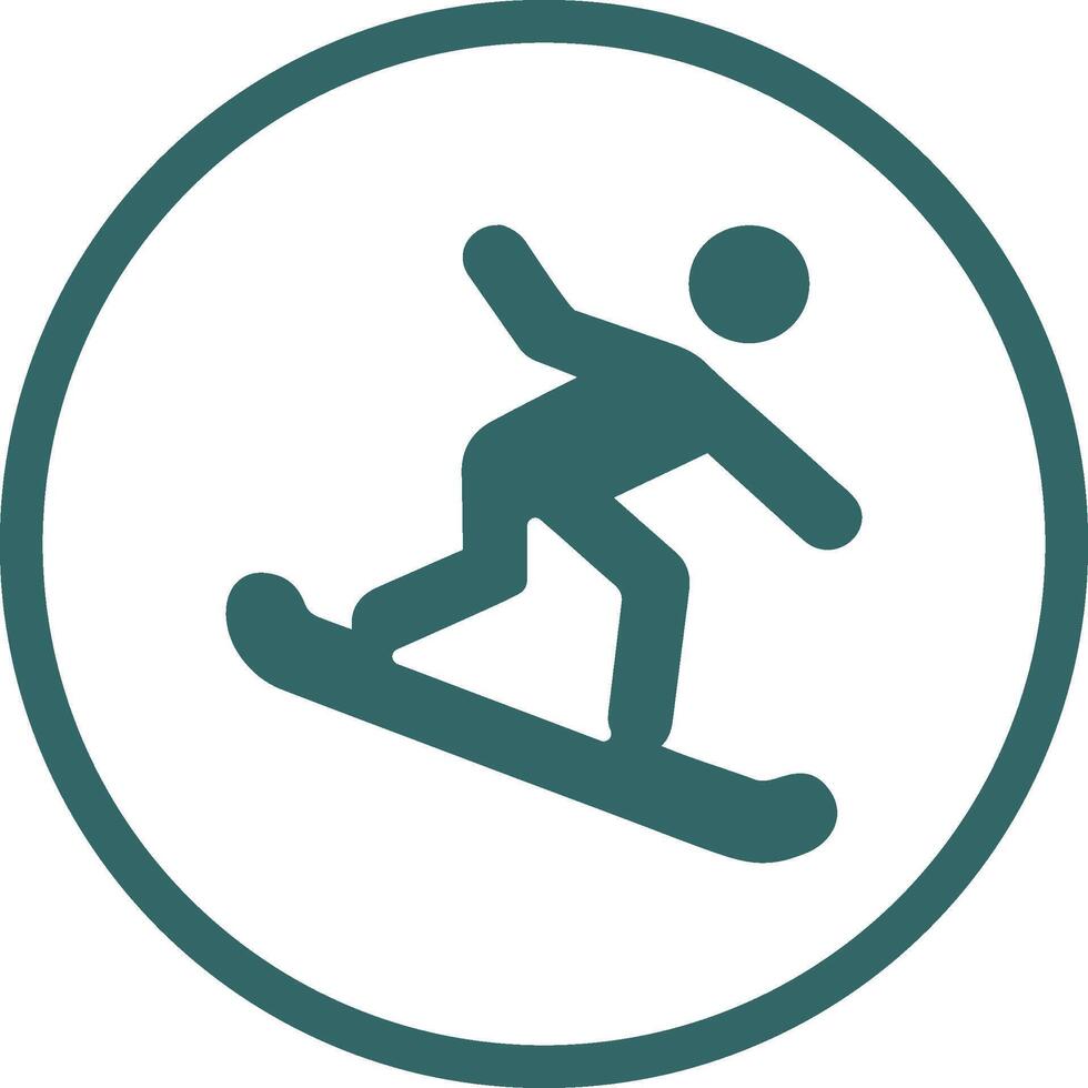 Snowboard Vector Icon