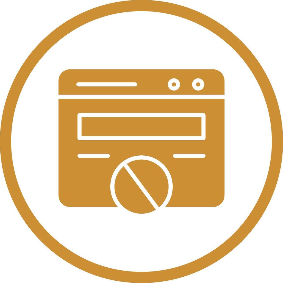 Block Website Vector Icon