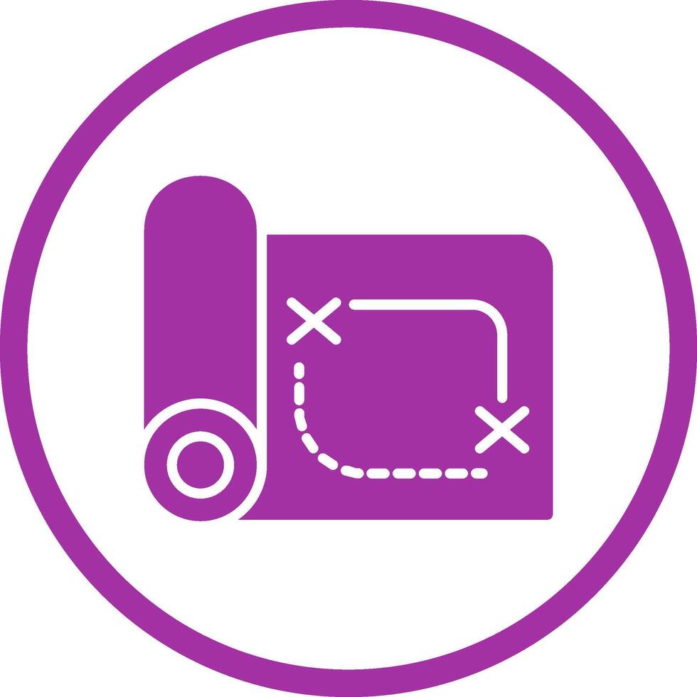 Pirate Map Vector Icon