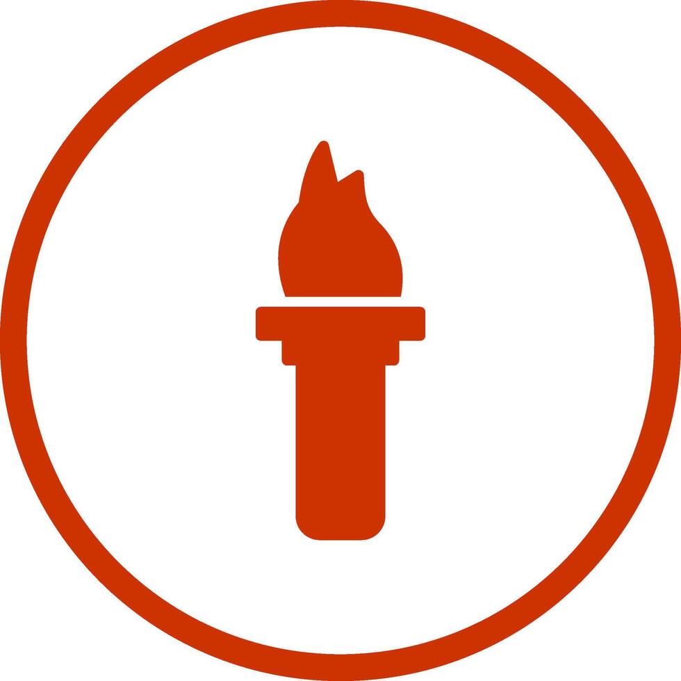 Torch Vector Icon