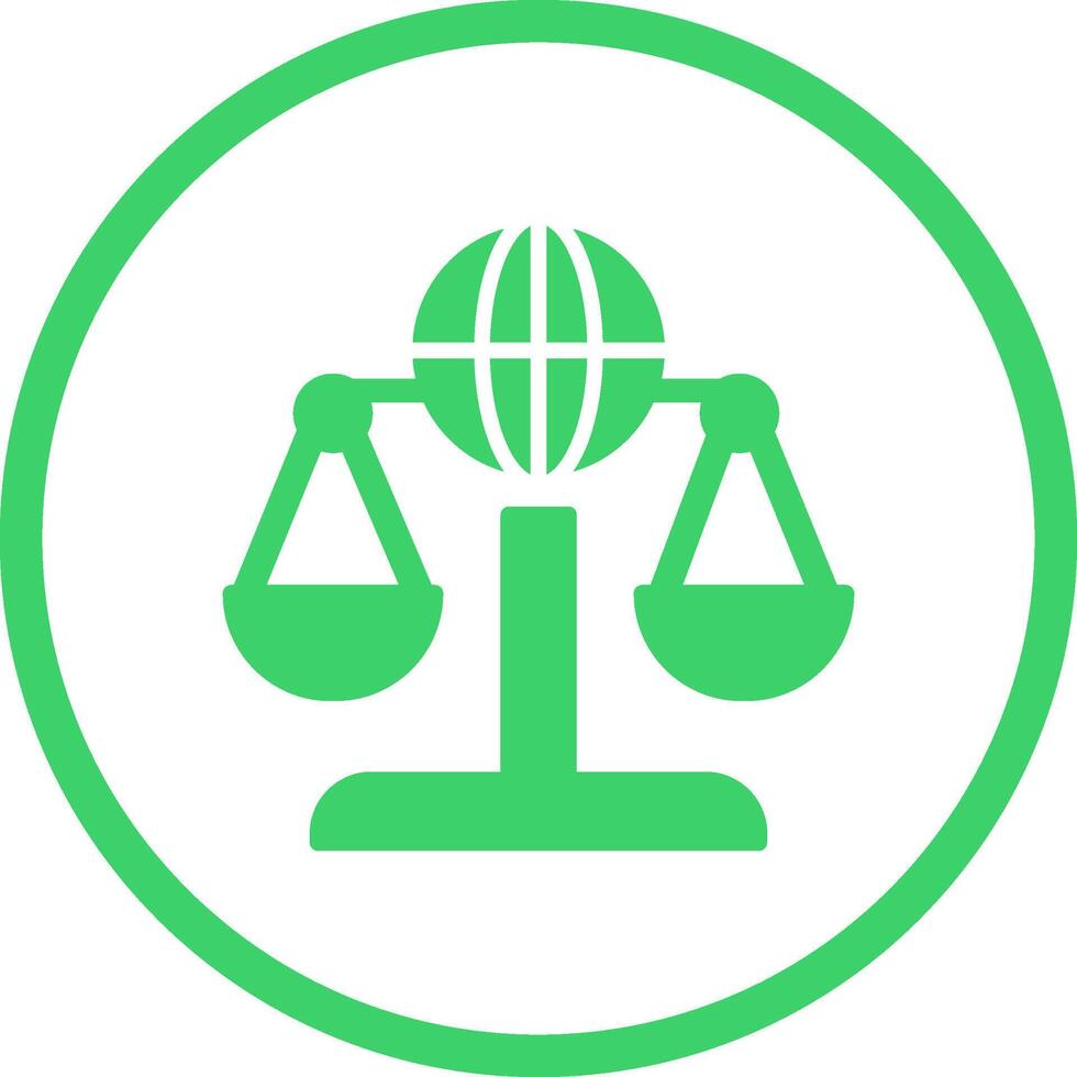 International Law Vector Icon