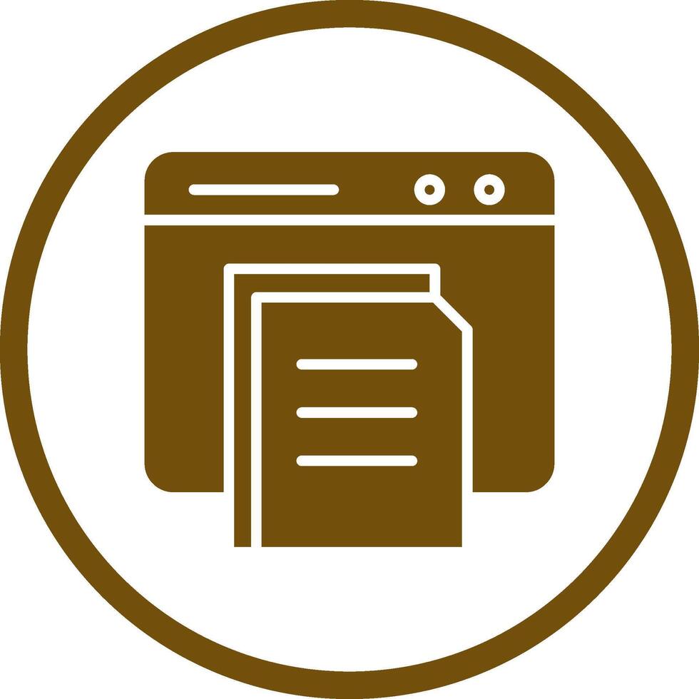 icono de vector de documento