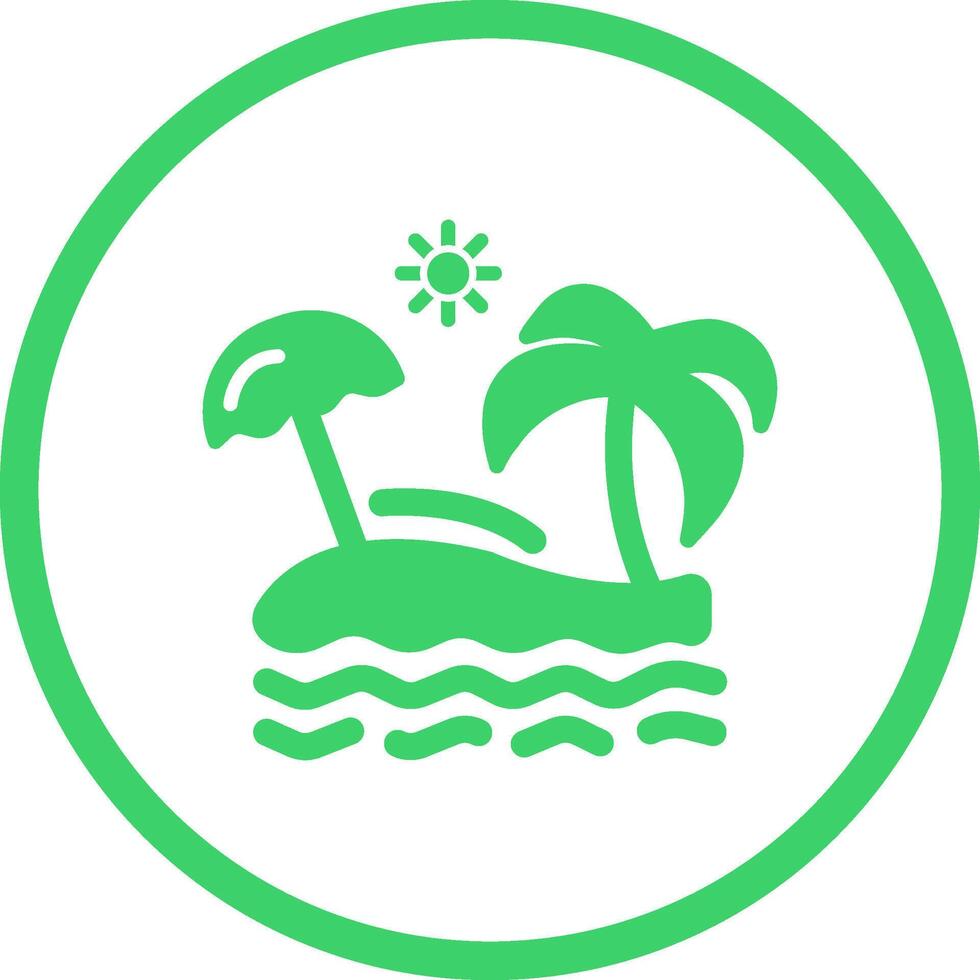 Beach Vector Icon