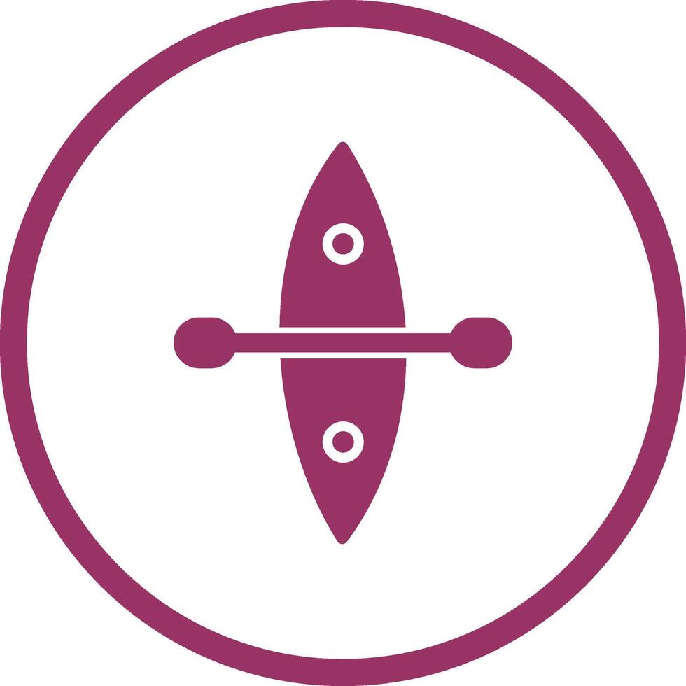 Kayak Vector Icon