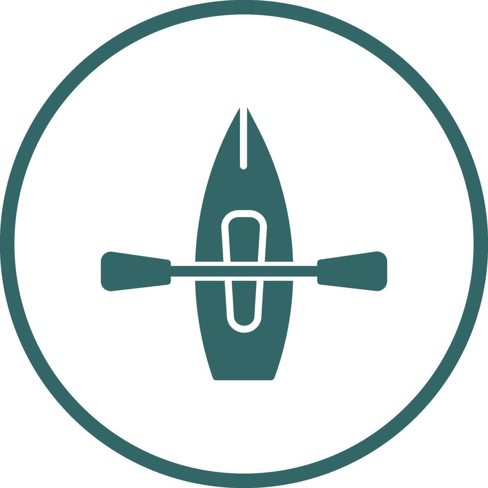 Kayak Vector Icon