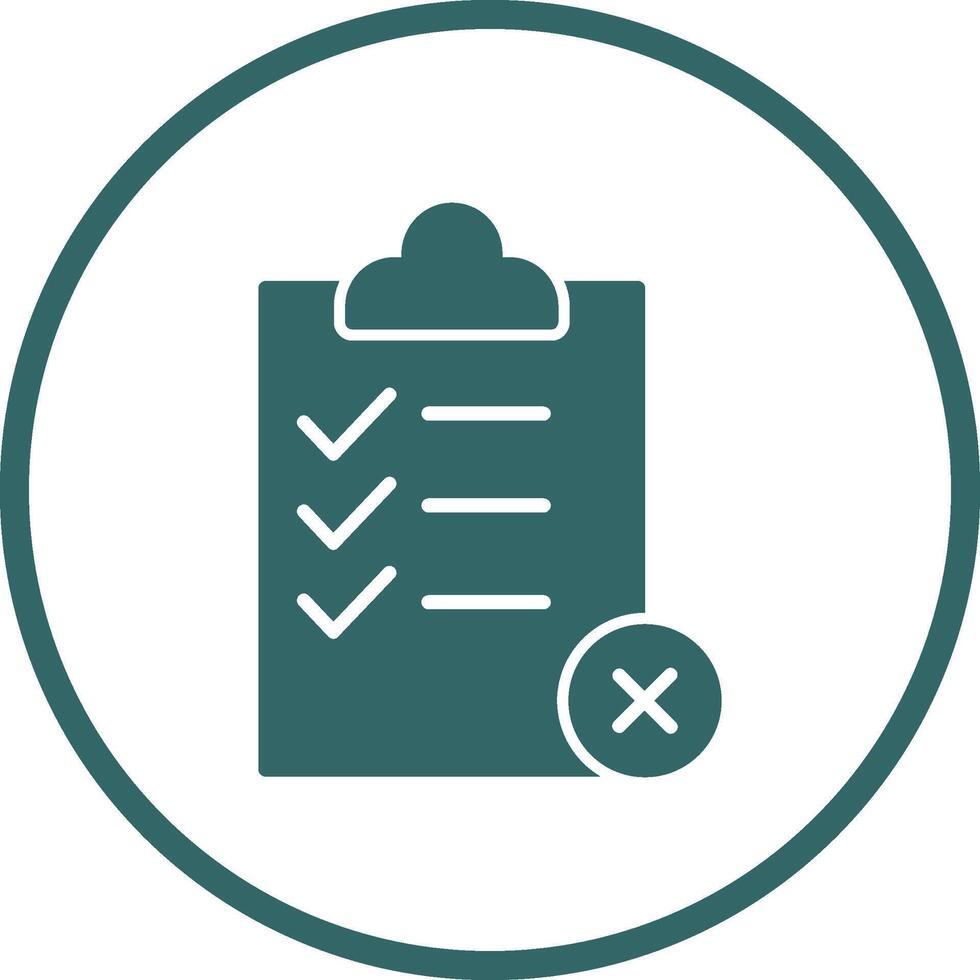 Rejected Vector Icon