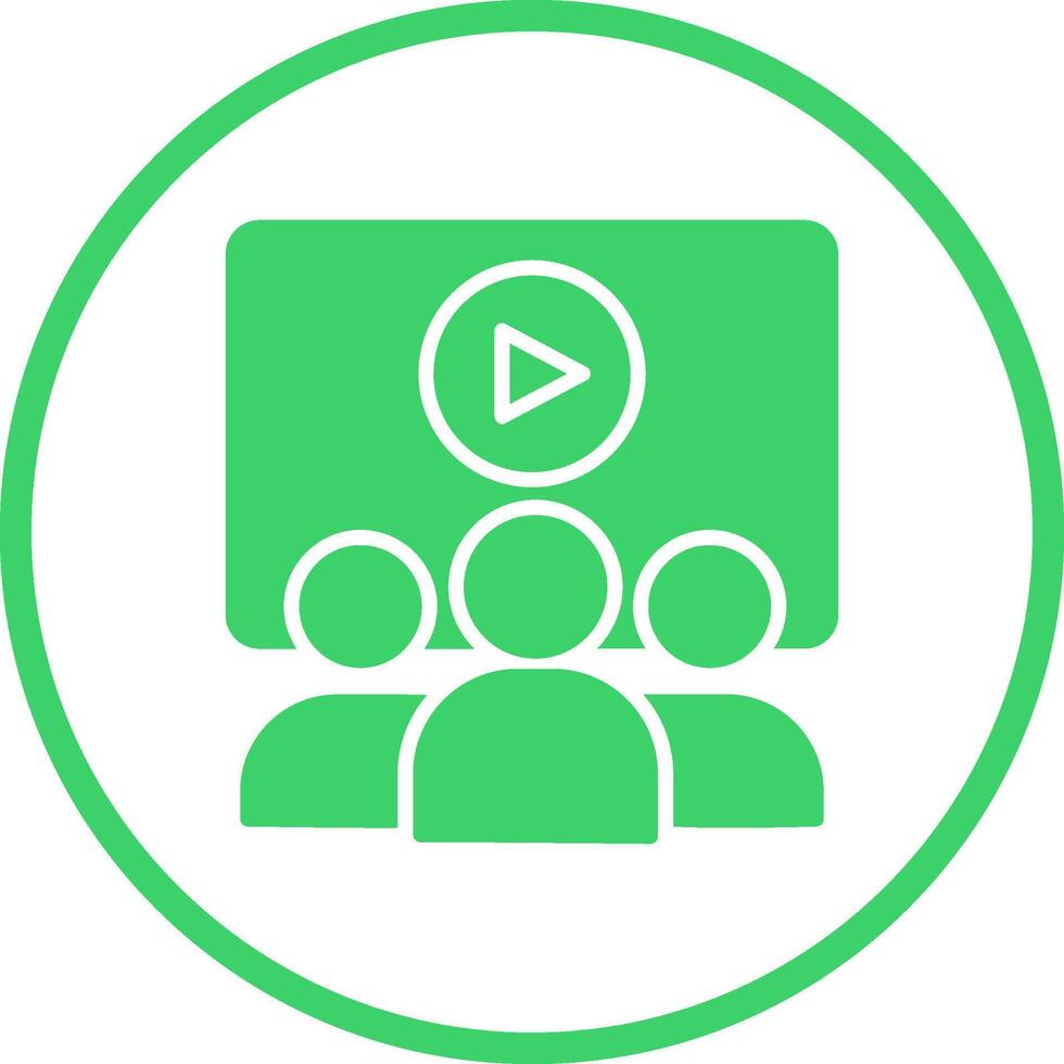 Online Course Vector Icon