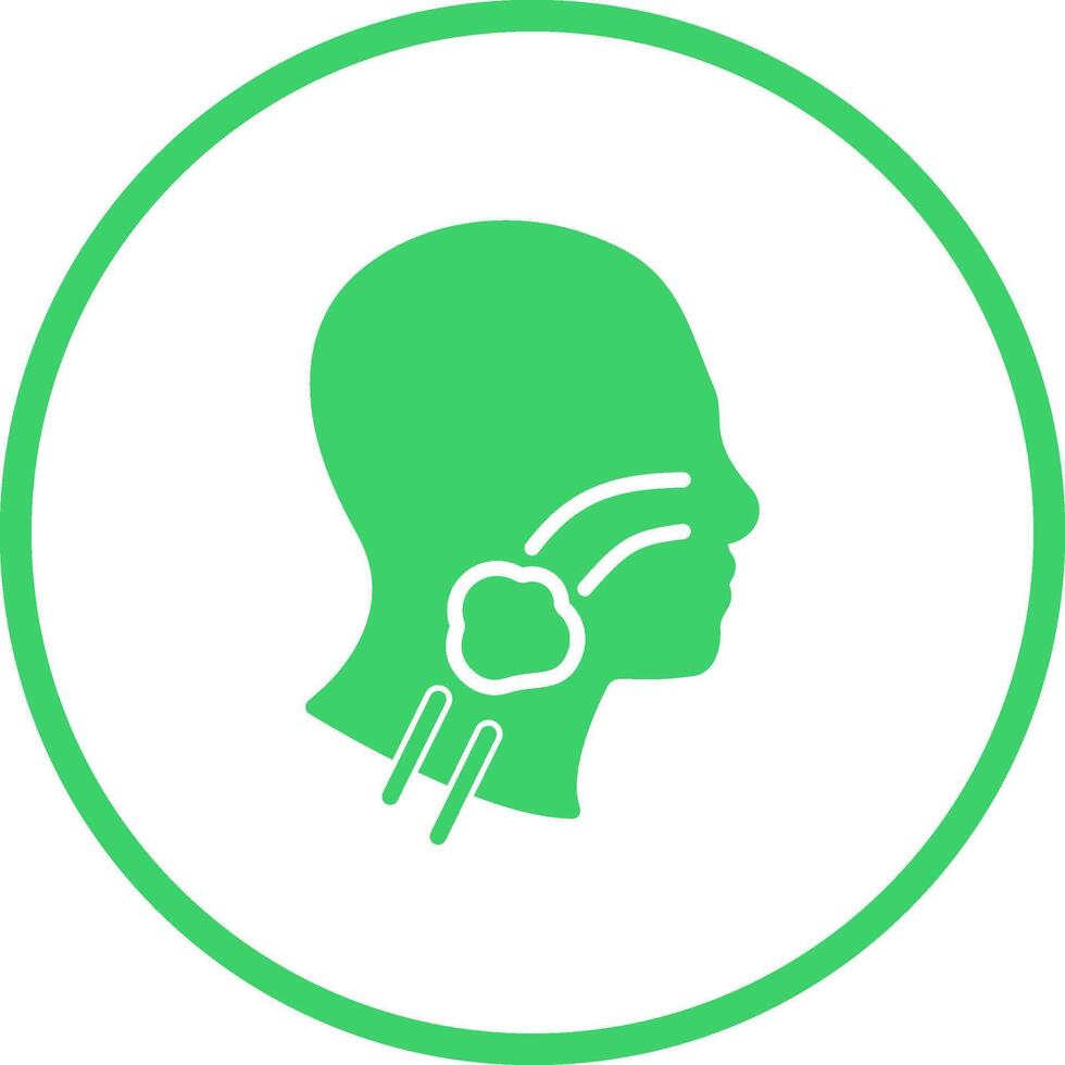 Throat Cancer Vector Icon