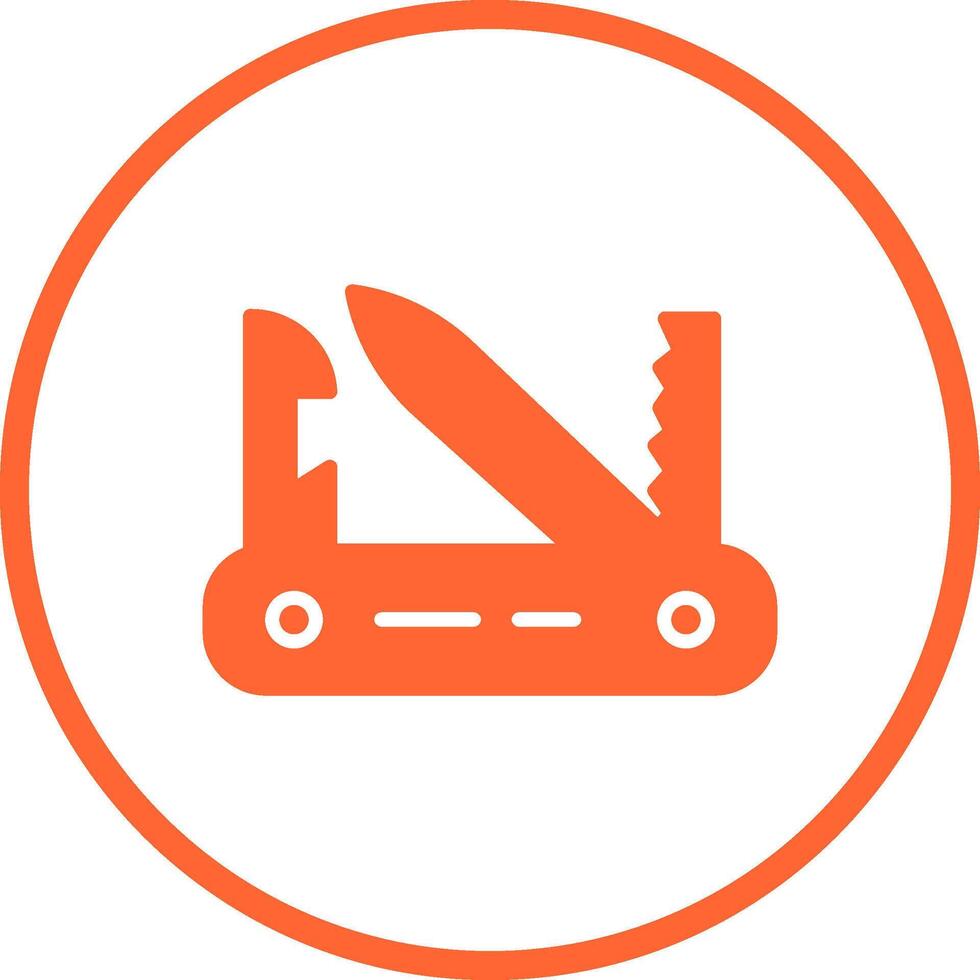 Swiss Army Knife Vector Icon