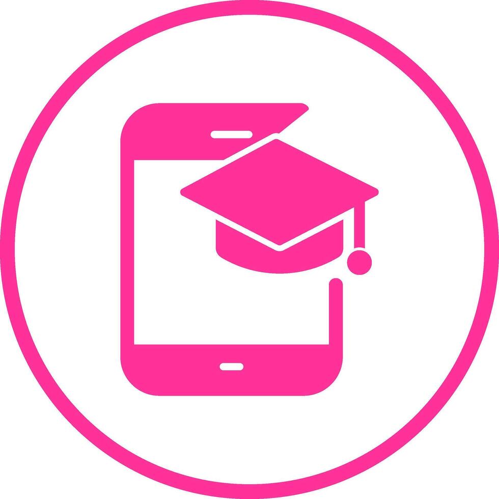 Digital Learning Vector Icon