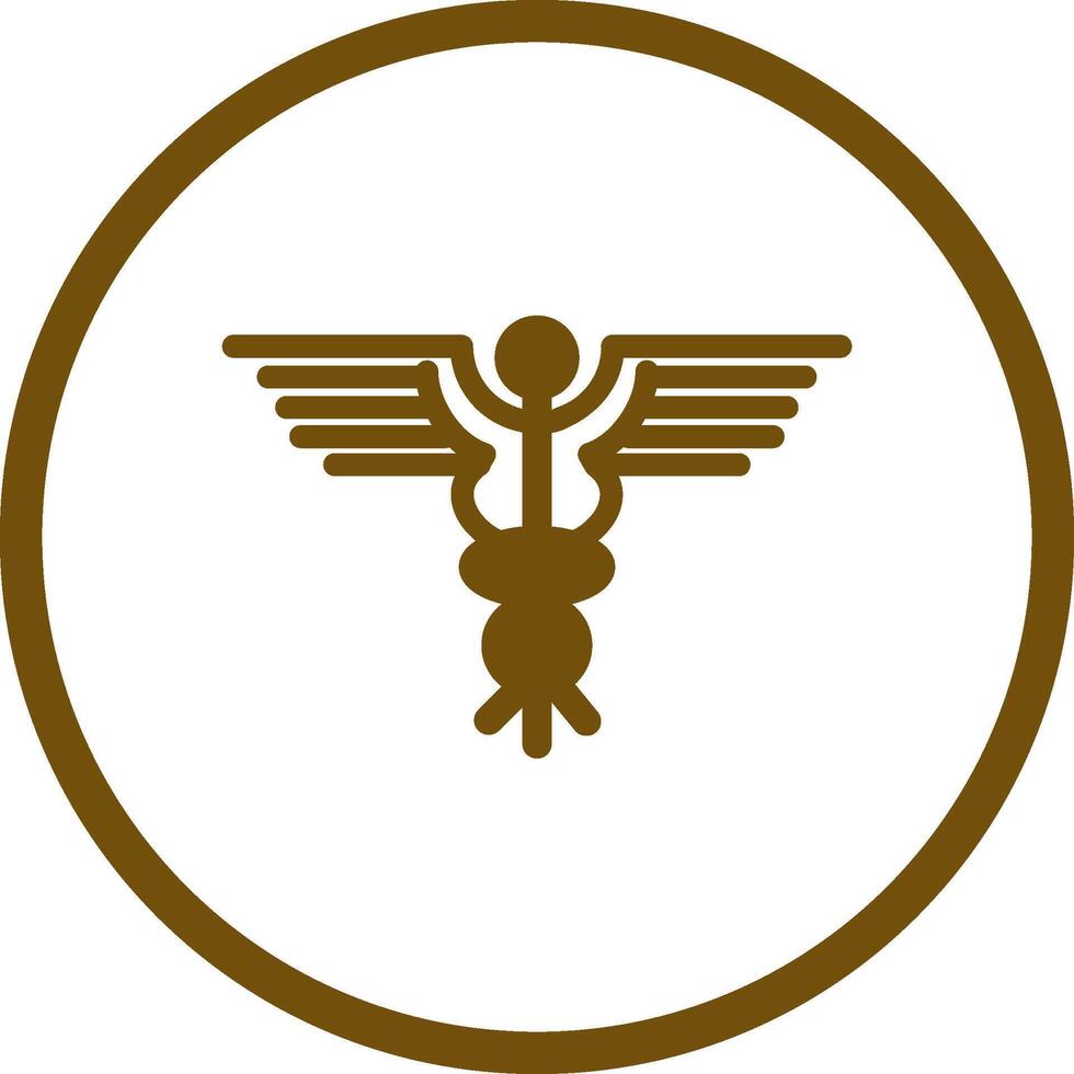 Caduceus Vector Icon