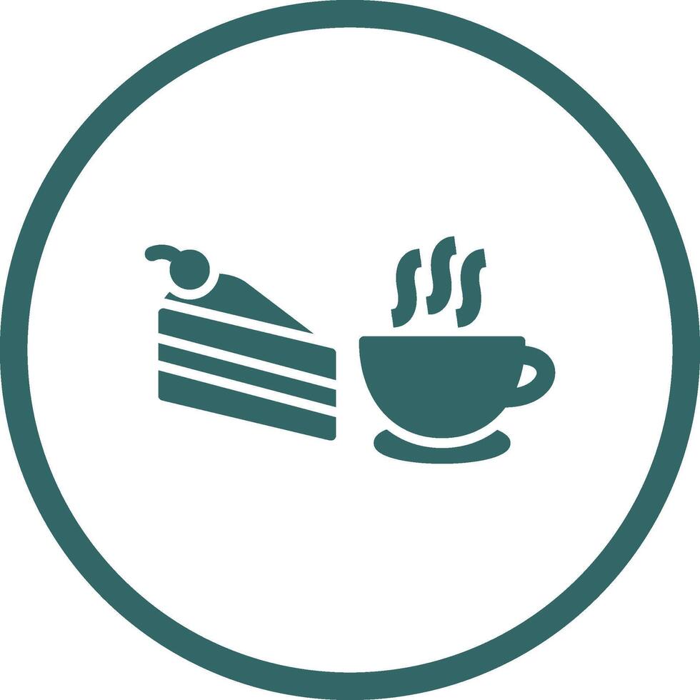 Coffee Served Vector Icon