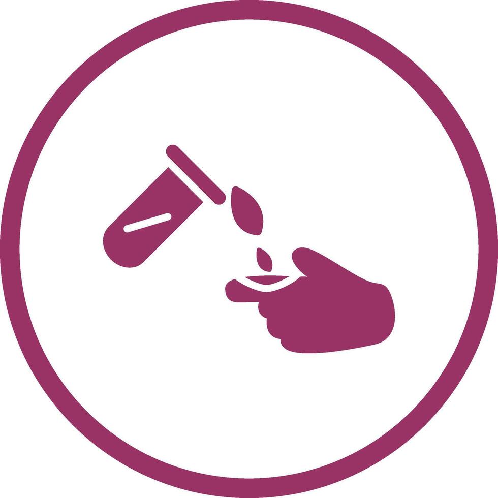 Corrosive Hazard Vector Icon