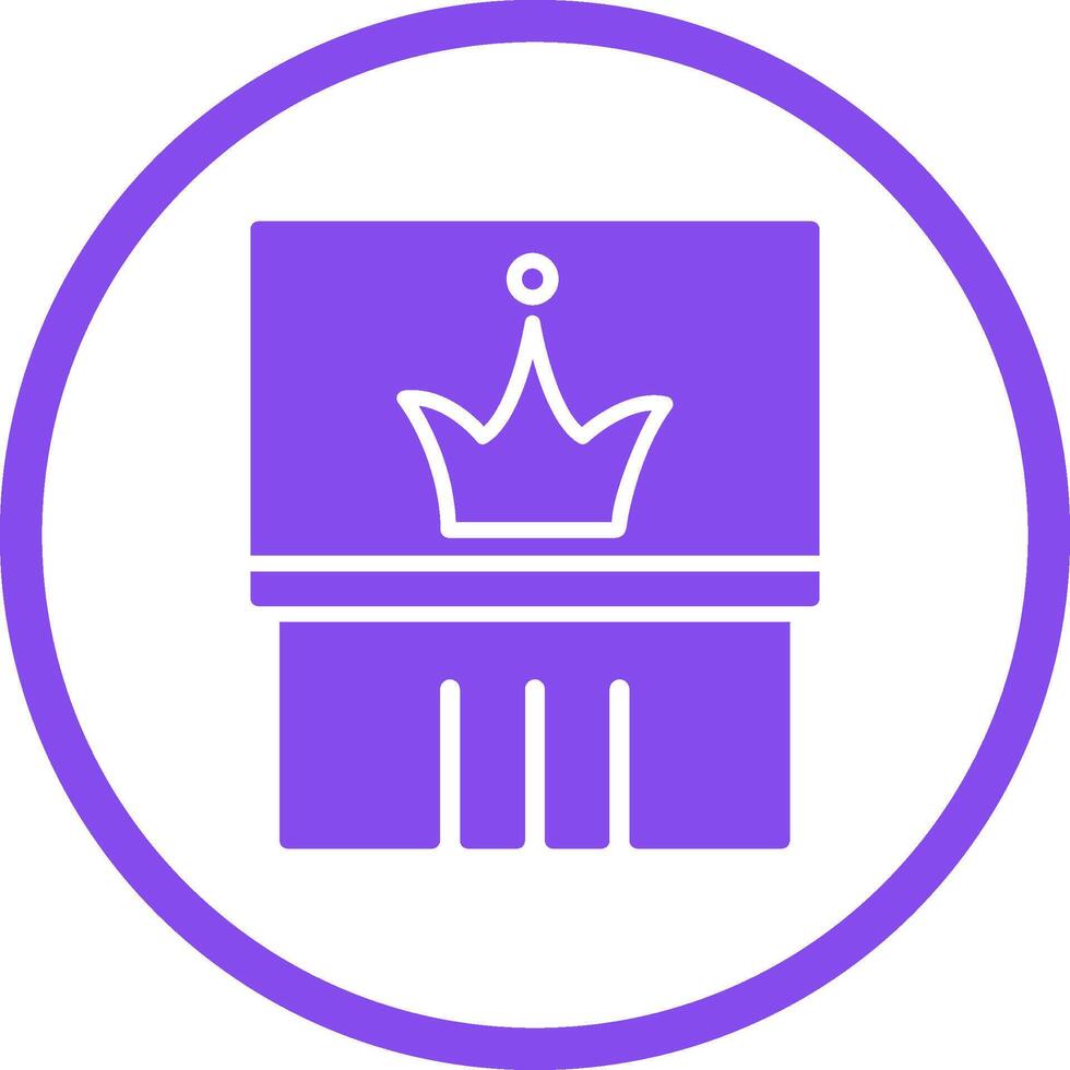 Crown Exhibit Vector Icon