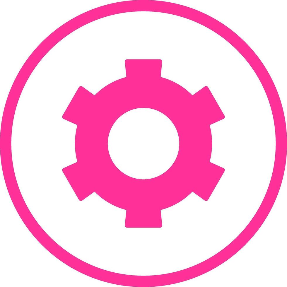 Setting Gear Vector Icon