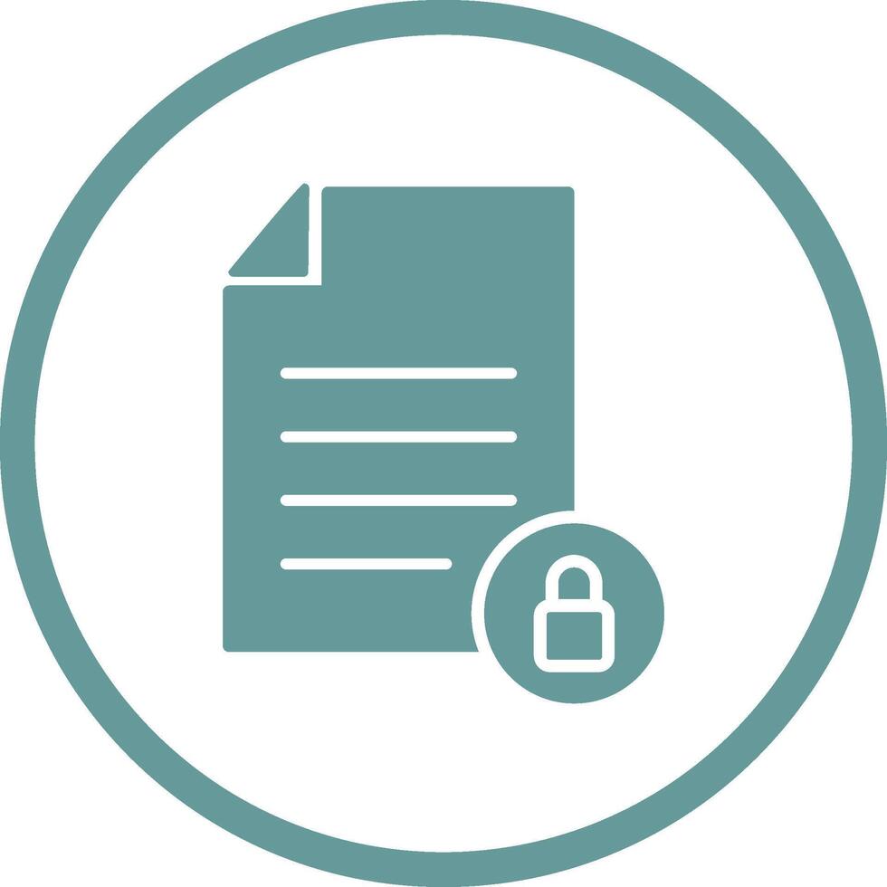 Private Document Vector Icon