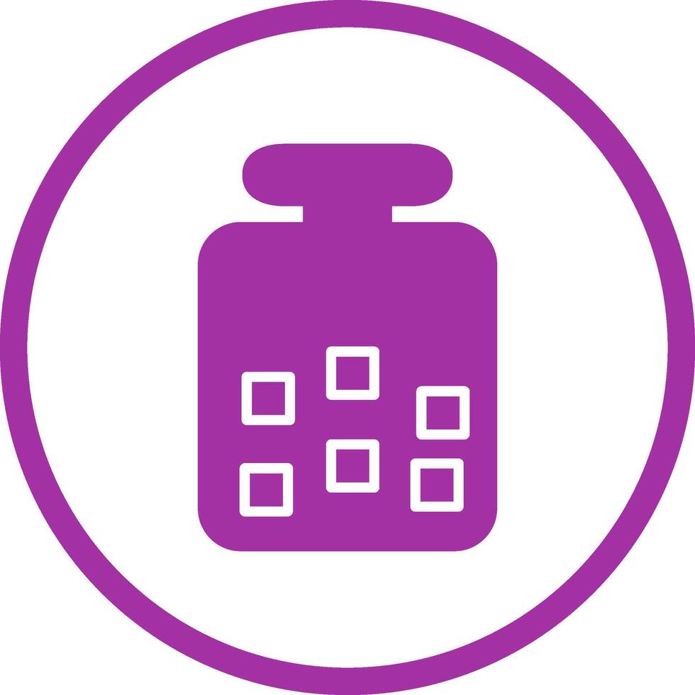 Sugar Bottle Vector Icon