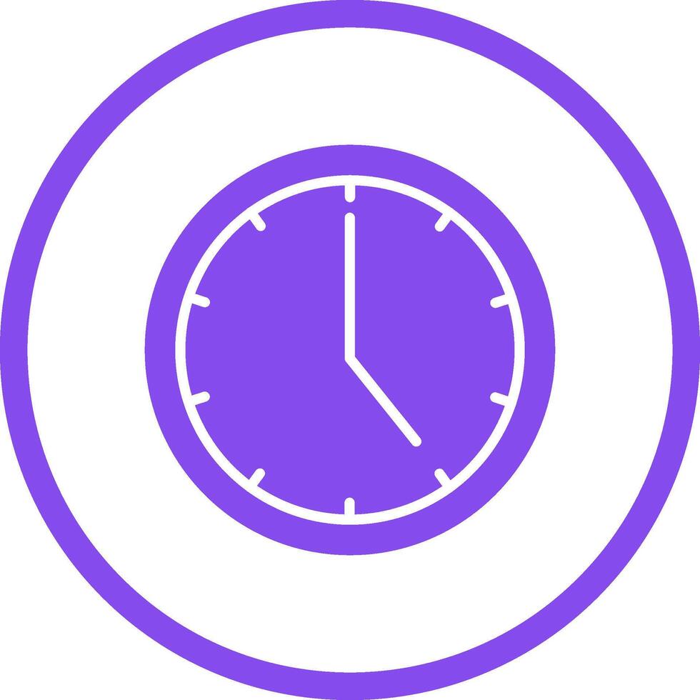 icono de vector de reloj