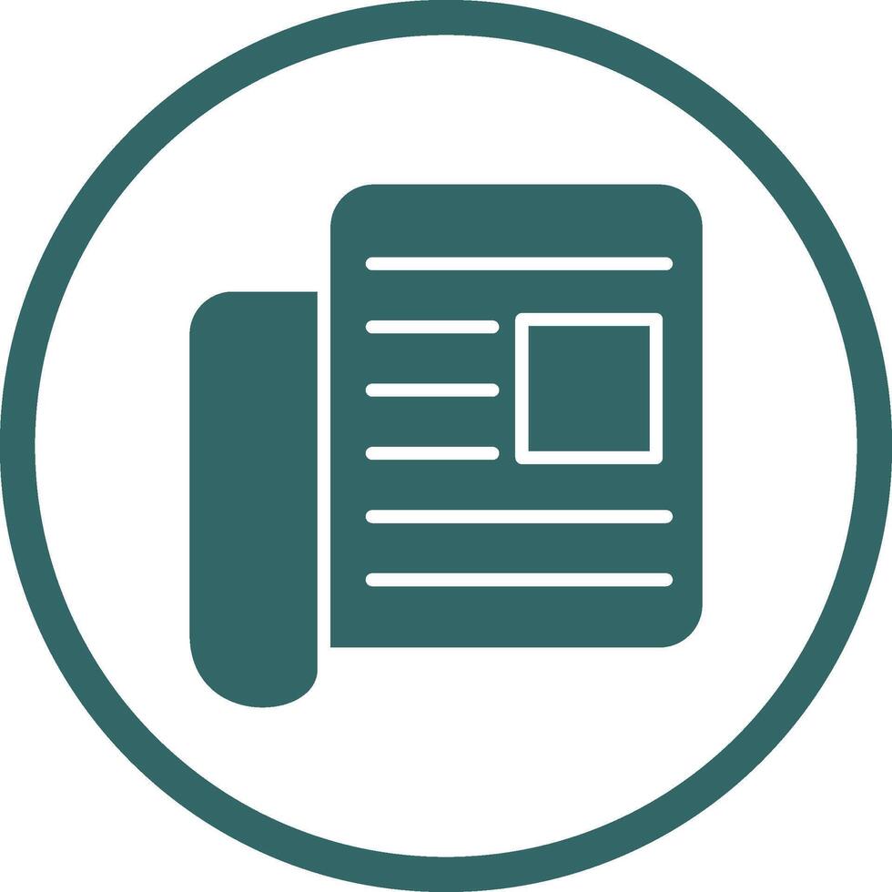 Newspaper Vector Icon