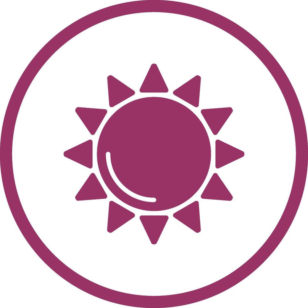 Sun Vector Icon