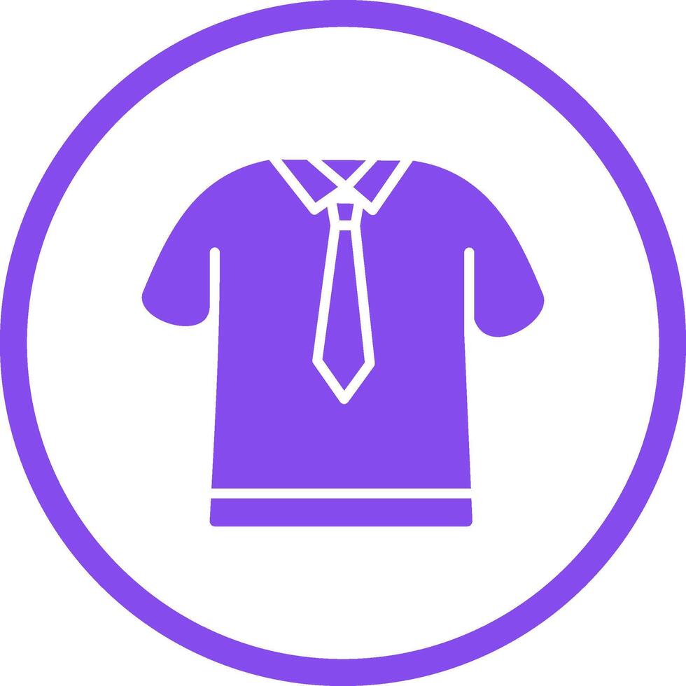 Shirt and Tie Vector Icon