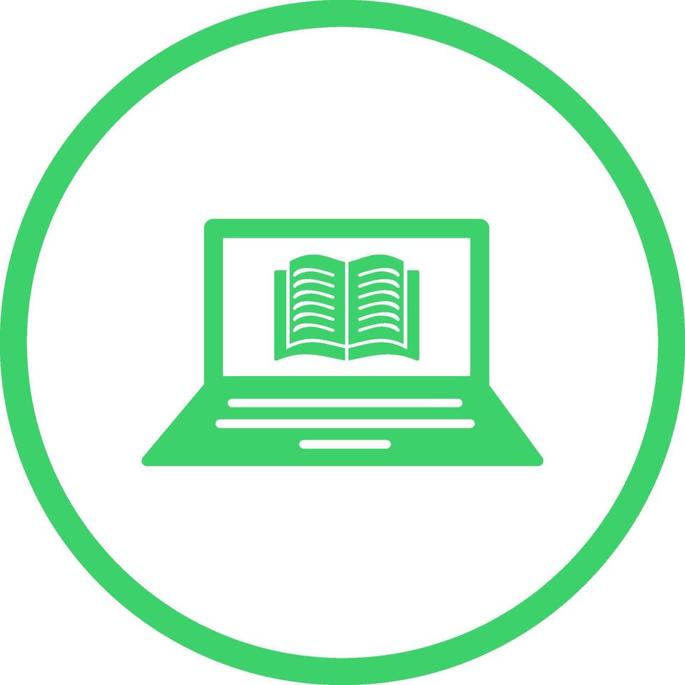 Online Books Vector Icon