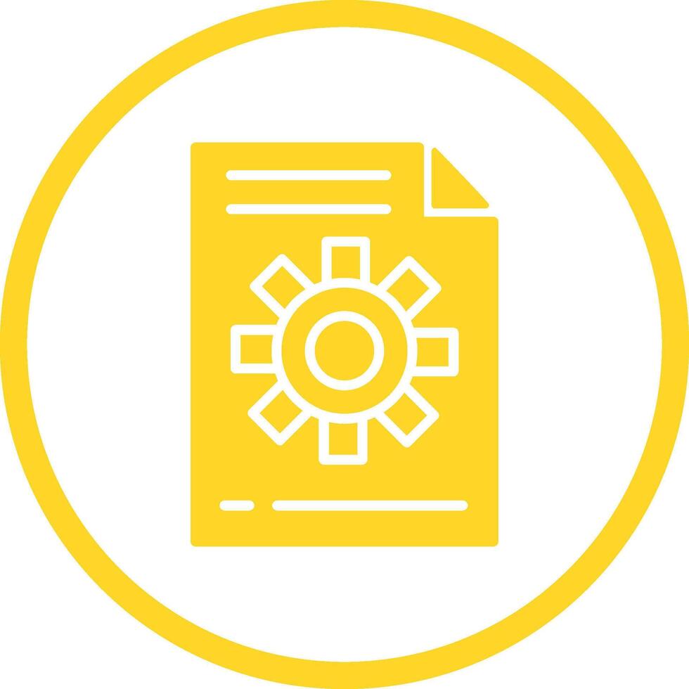 Content Management Vector Icon