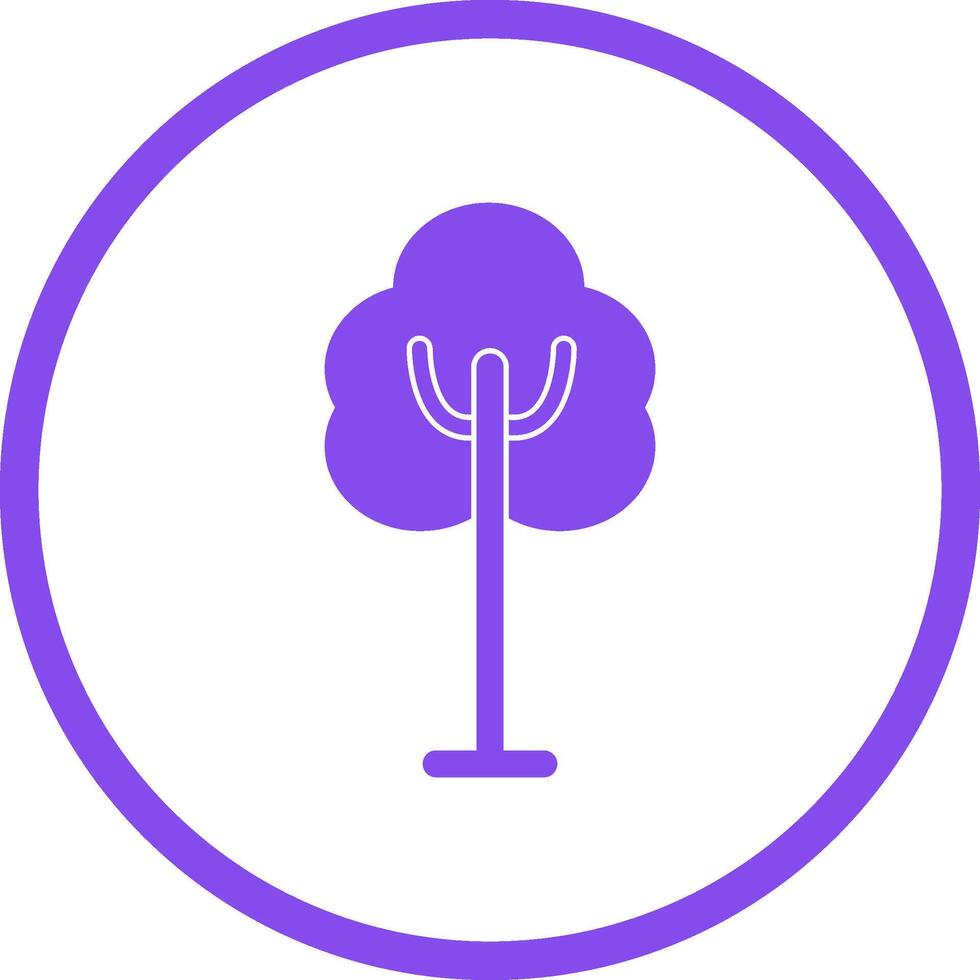 icono de vector de árbol