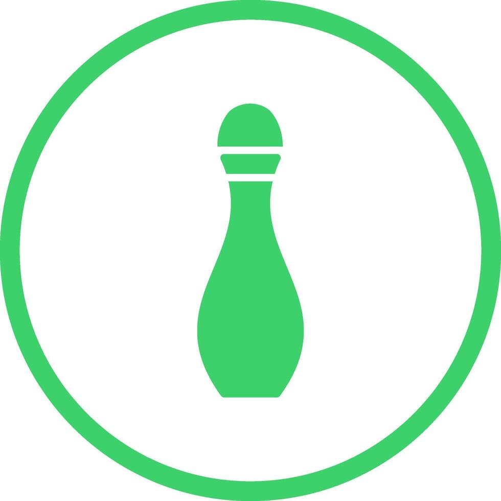 Bowling Pin Vector Icon