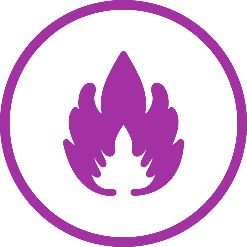 Flammable Material Vector Icon
