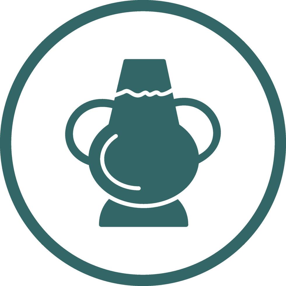 Antique Jar Vector Icon