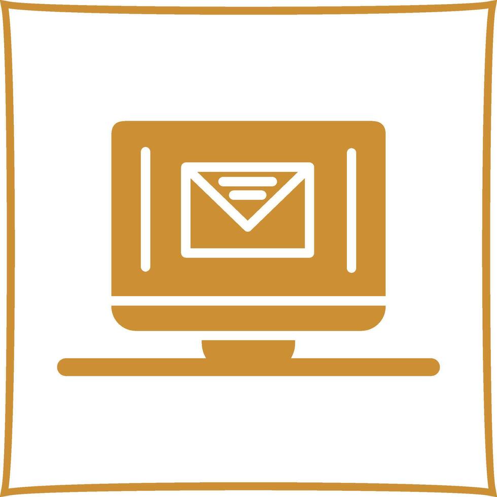 mi correo vector icono