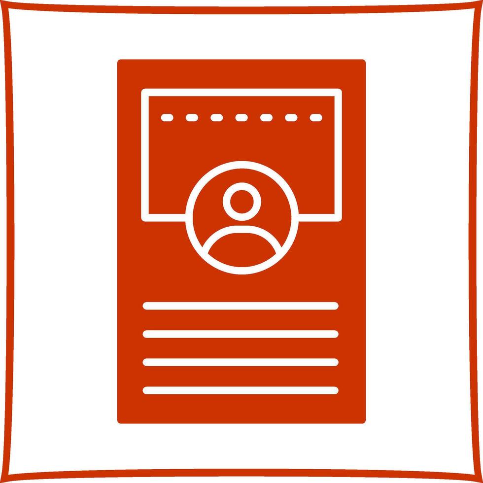 Profile Vector Icon