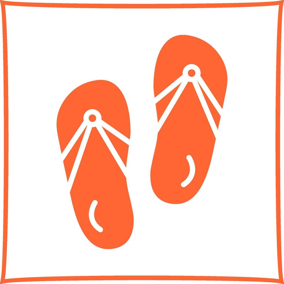 Slippers Vector Icon