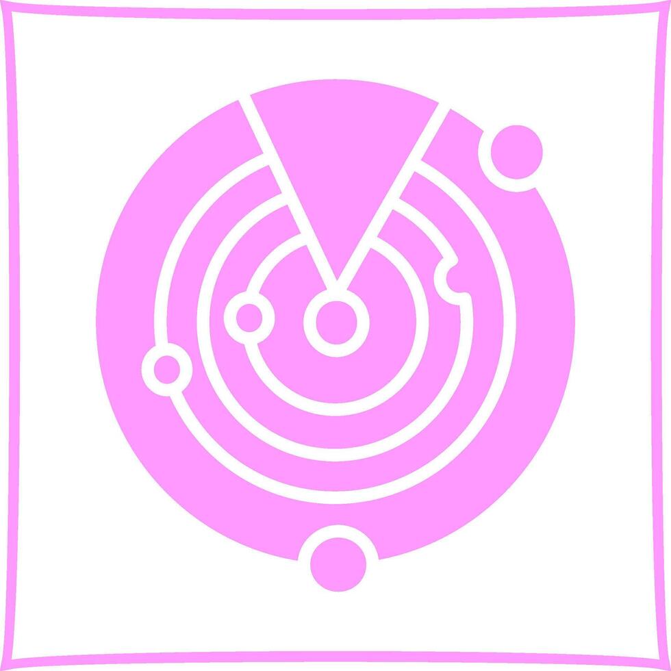 Radar Screen Vector Icon