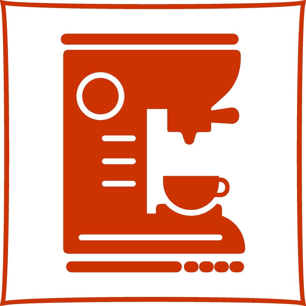 Coffee Machine Vector Icon
