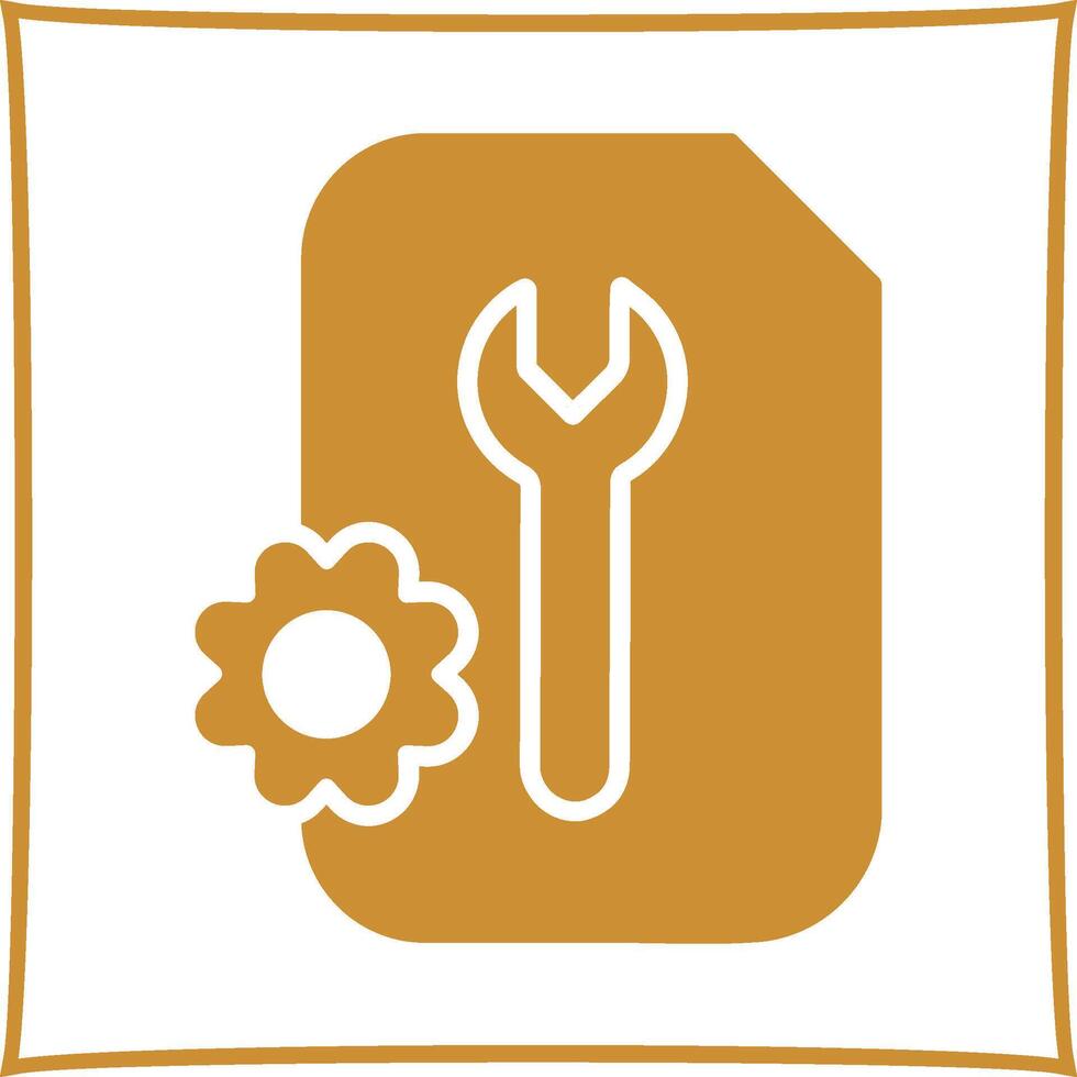 Document Setting Vector Icon