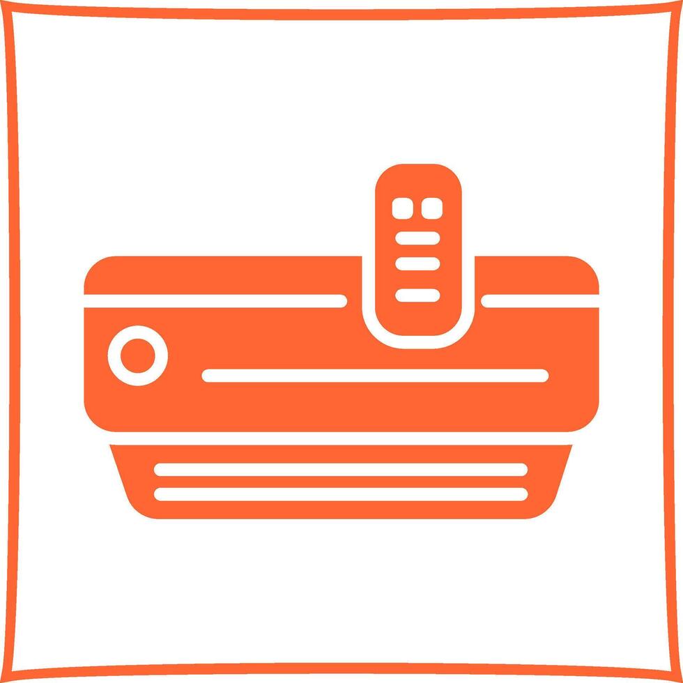 Mobile Air Conditioner Vector Icon