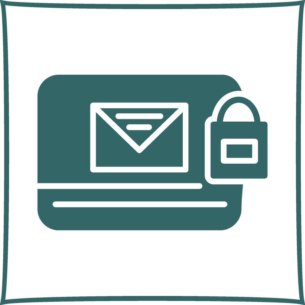 Locked Mail Vector Icon