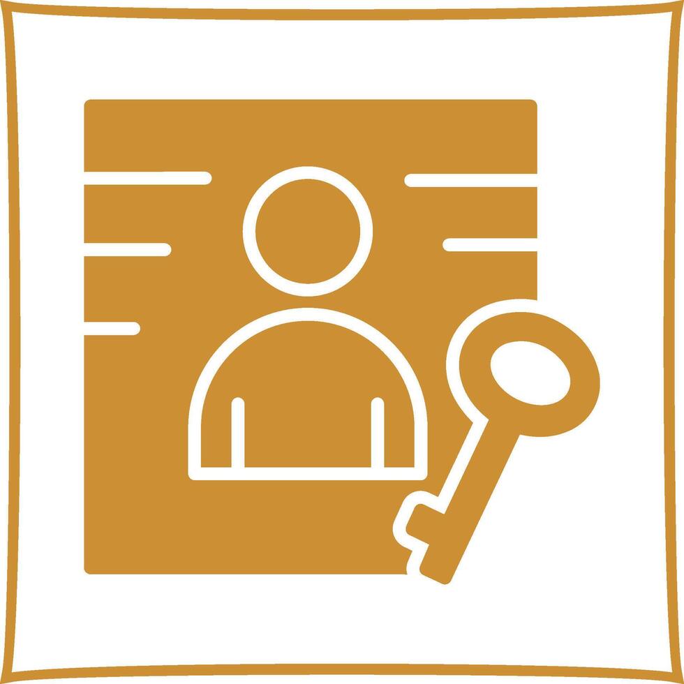 Business Key Vector Icon