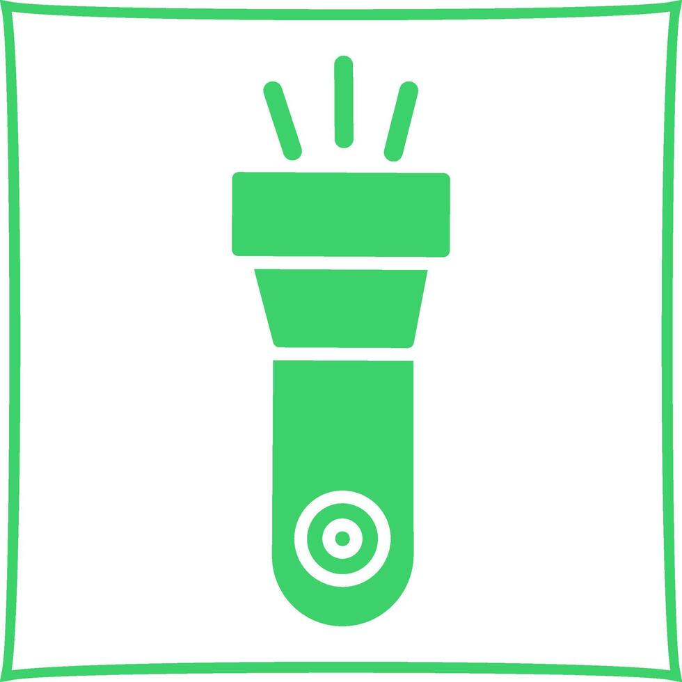 Flashlight Vector Icon